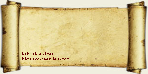 Zorana Bjelajac vizit kartica